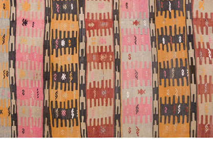 Vintage Turkish Rug, 3.10 x 6.2 ft, 117 x 190 cm