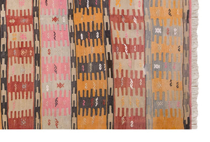 Vintage Turkish Rug, 3.10 x 6.2 ft, 117 x 190 cm