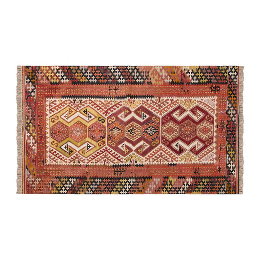 Vintage Turkish Rug, 3.10 x 6.5 ft, 117 x 197 cm