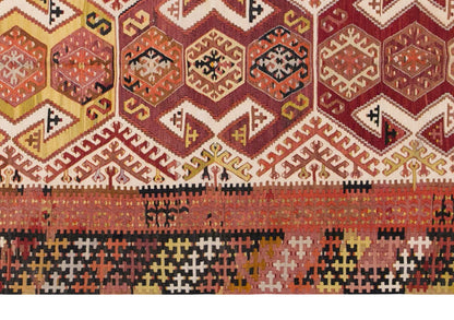 Vintage Turkish Rug, 3.10 x 6.5 ft, 117 x 197 cm