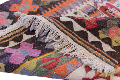 Vintage Turkish Rug, 3.11 x 2.6 ft, 120 x 77 cm