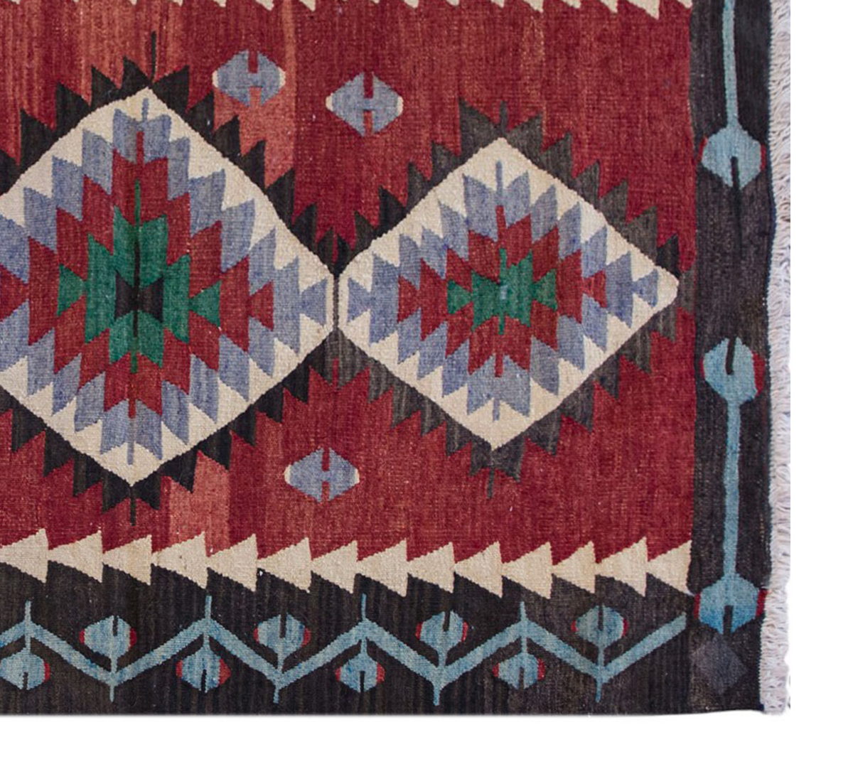 Vintage Turkish Rug, 3.11 x 2.8 ft Rug, 121 x 82 cm