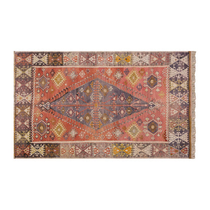 Vintage Turkish Rug, 3.11 x 5.7 ft Rug, 120 x 172 cm