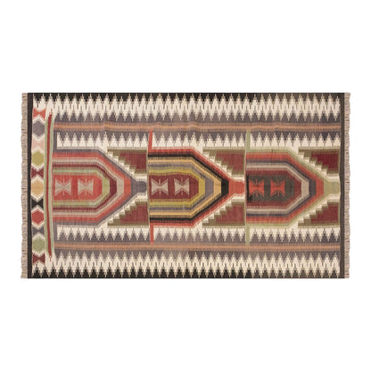 Vintage Turkish Rug, 3.11 x 6.1 ft Rug, 120 x 186 cm