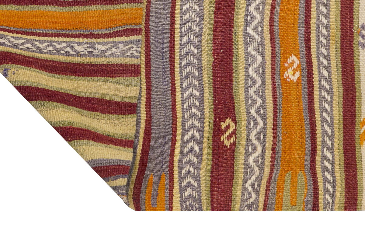 Vintage Turkish Rug, 3.11 x 6.1 ft Rug, 120 x 187 cm