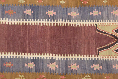Vintage Turkish Rug, 3.11 x 6.10 ft, 120 x 210 cm