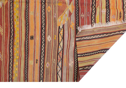 Vintage Turkish Rug, 3.11 x 6.8 ft, 120 x 204 cm