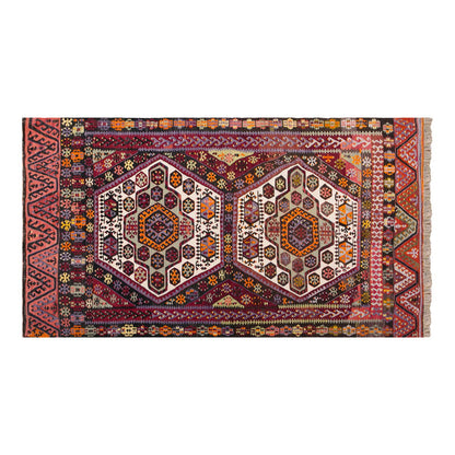 Vintage Turkish Rug, 3.11 x 7.2 ft, Vintage Rug, 121 x 220 cm