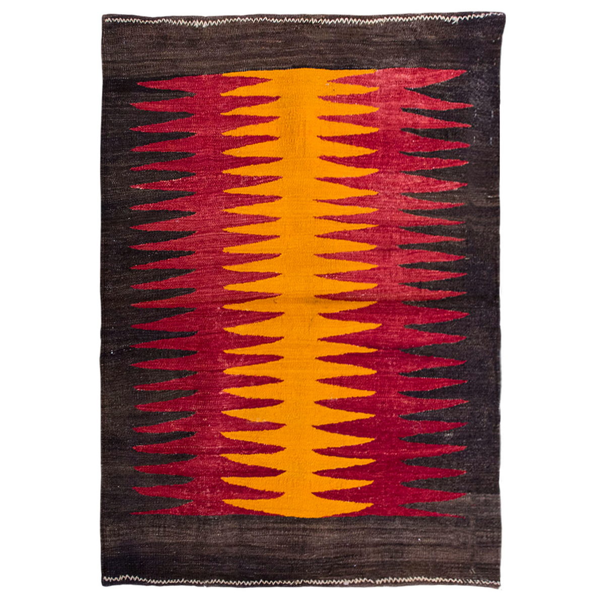 Vintage Turkish Rug, 3.2 x 3.1 ft, 98 x 94 cm