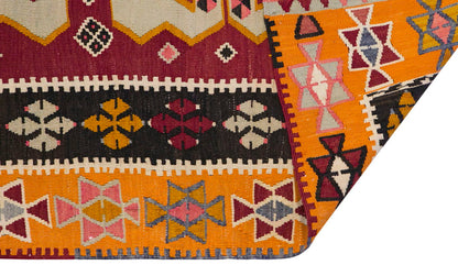 Vintage Turkish Rug, 3.2 x 3.10 ft Rug, 97 x 117 cm