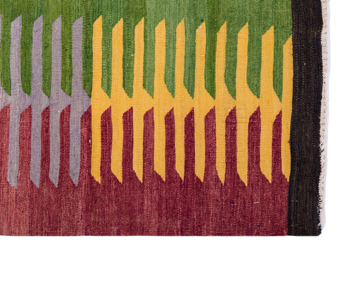 Vintage Turkish Rug, 3.2 x 3.2 ft Rug, 98 x 98 cm