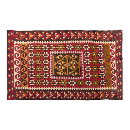 Vintage Turkish Rug, 3.2 x 4.11 ft, 97 x 150 cm