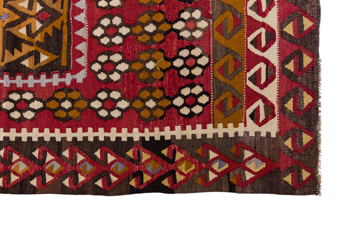 Vintage Turkish Rug, 3.2 x 4.11 ft, 97 x 150 cm