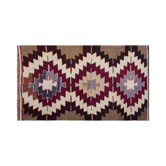 Vintage Turkish Rug, 3.2 x 4.5 ft Rug, 98 x 135 cm