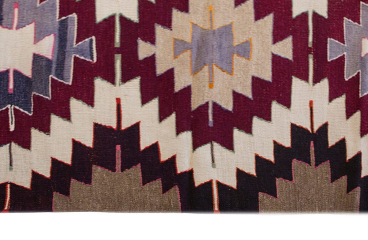 Vintage Turkish Rug, 3.2 x 4.5 ft Rug, 98 x 135 cm