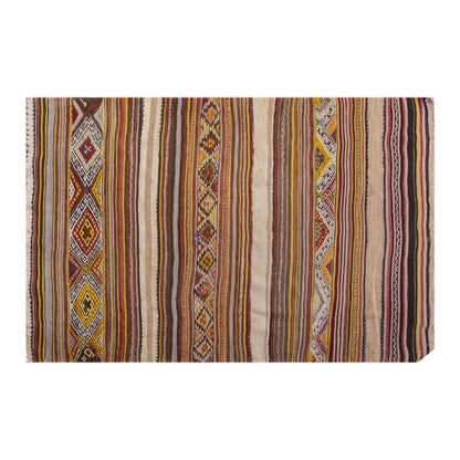 Vintage Turkish Rug, 3.2 x 5.3 ft Rug, 98 x 162 cm