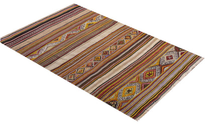 Vintage Turkish Rug, 3.2 x 5.3 ft Rug, 98 x 162 cm