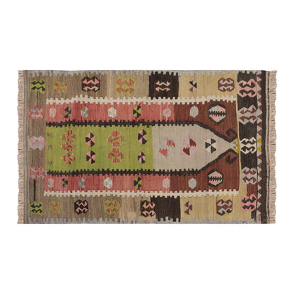 Vintage Turkish Rug, 3.2 x 5.3 ft Rug, 99 x 161 cm