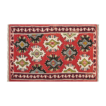 Vintage Turkish Rug, 3.2 x 5.6 ft Rug, 97 x 169 cm