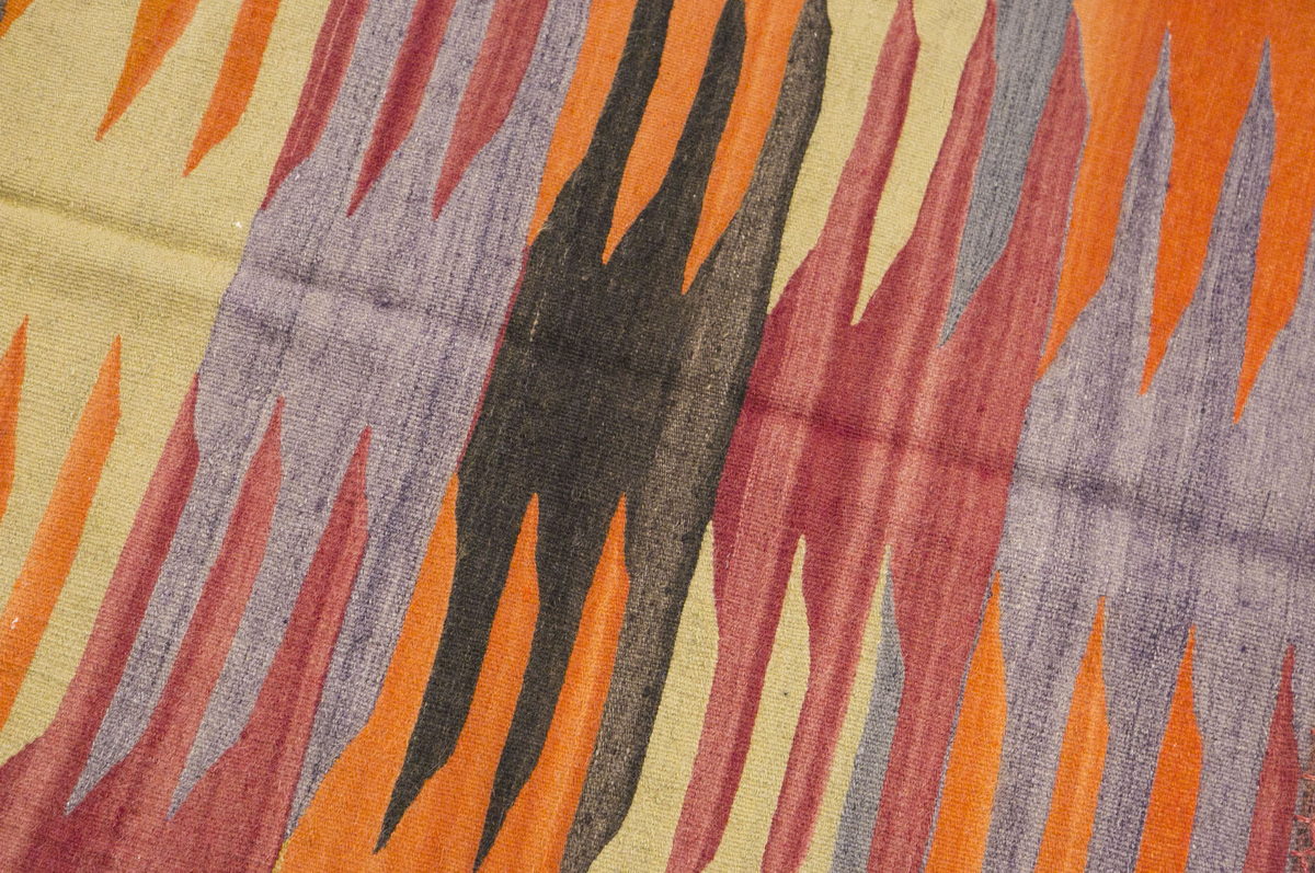 Vintage Turkish Rug, 3.3 x 3.3 ft, 101 x 101 cm