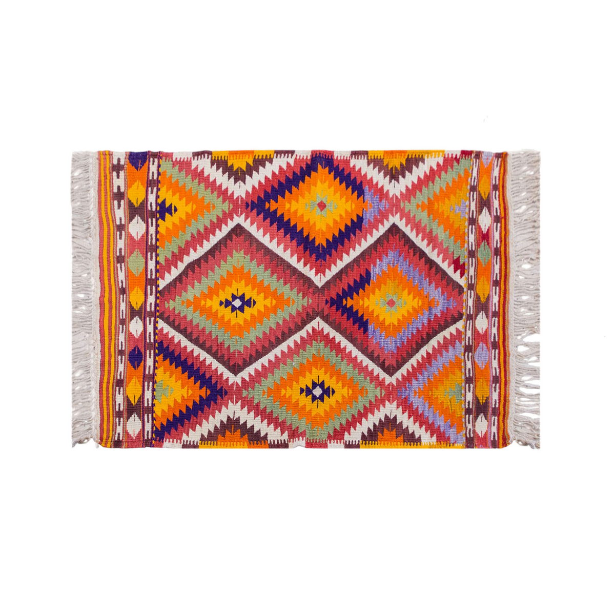Vintage Turkish Rug, 3.3 x 4.5 ft Rug, 100 x 135 cm