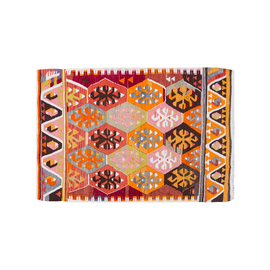 Vintage Turkish Rug, 3.3 x 4.7 ft Rug, 100 x 140 cm