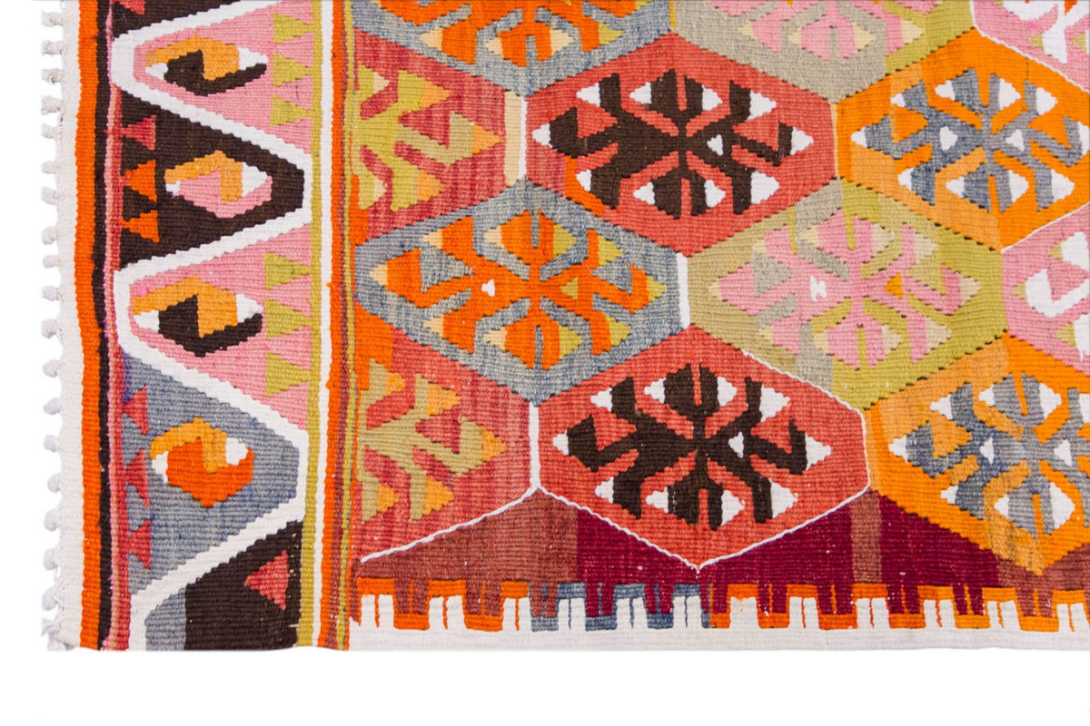 Vintage Turkish Rug, 3.3 x 4.7 ft Rug, 100 x 140 cm