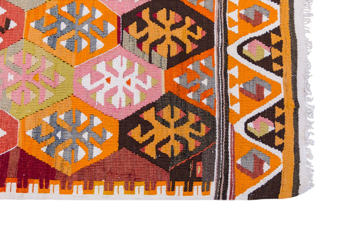 Vintage Turkish Rug, 3.3 x 4.7 ft Rug, 100 x 140 cm