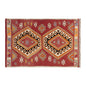 Vintage Turkish Rug, 3.3 x 4.8 ft Rug, 100 x 144 cm