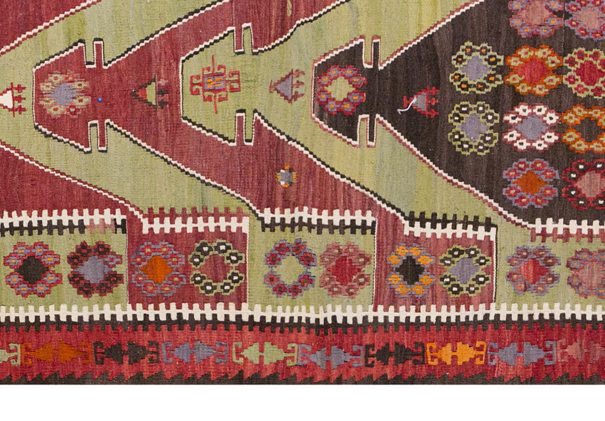 Vintage Turkish Rug, 3.3 x 5.2 ft, 100 x 158 cm