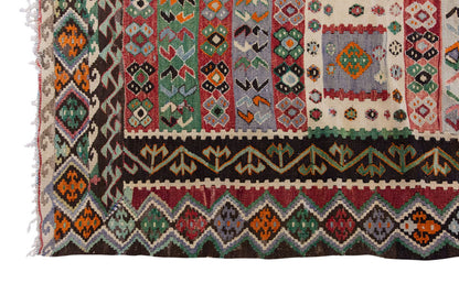 Vintage Turkish Rug, 3.3 x 5.4 ft, 100 x 164 cm