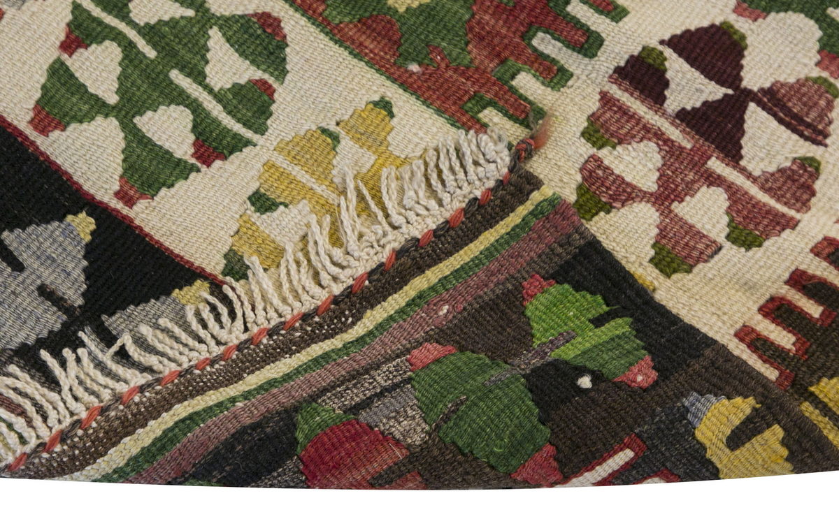 Vintage Turkish Rug, 3.3 x 5.4 ft Rug, 100 x 164 cm