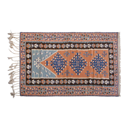 Vintage Turkish Rug, 3.3 x 5.5 ft Rug, 101 x 166 cm