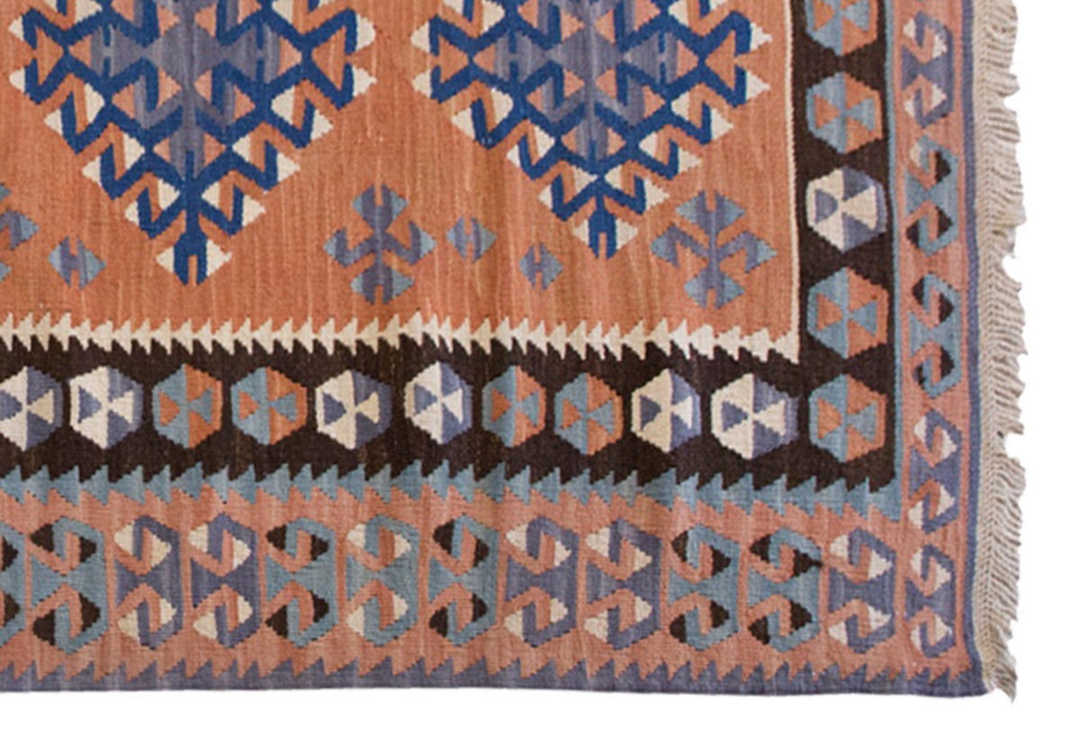 Vintage Turkish Rug, 3.3 x 5.5 ft Rug, 101 x 166 cm