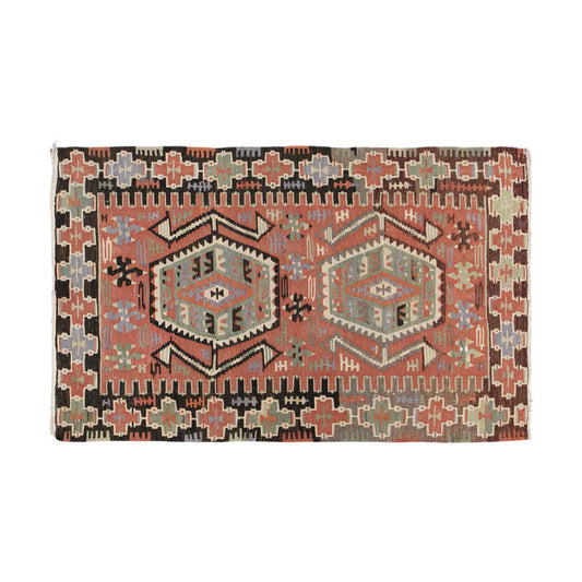 Vintage Turkish Rug, 3.3 x 5.7 ft, 100 x 172 cm