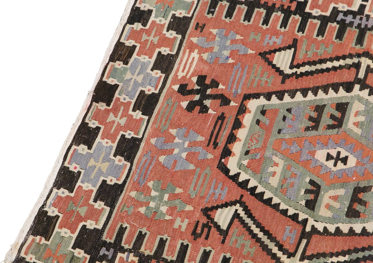 Vintage Turkish Rug, 3.3 x 5.7 ft, 100 x 172 cm