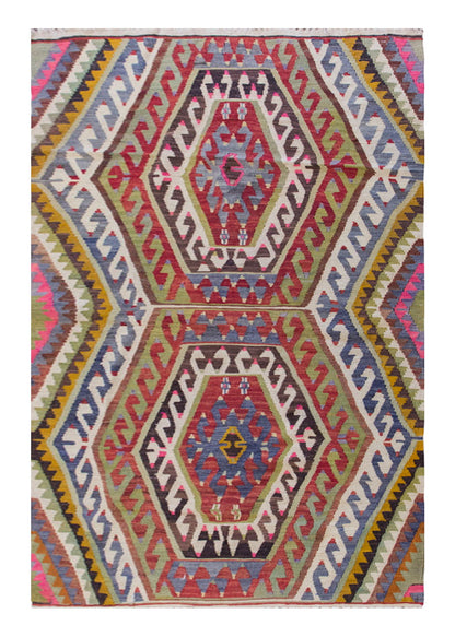 Vintage Turkish Rug, 3.3 x 5.7 ft Rug,  101 x 172 cm