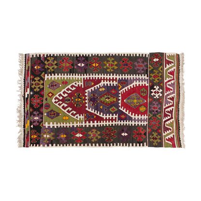 Vintage Turkish Rug, 3.3 x 5 ft, 100 x 154 cm