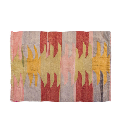 Vintage Turkish Rug, 3.4 x 3 ft Rug, 93 x 103 cm