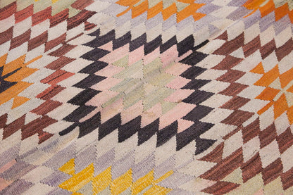 Vintage Turkish Rug, 3.4 x 4.3 ft Rug, 103 x 130 cm