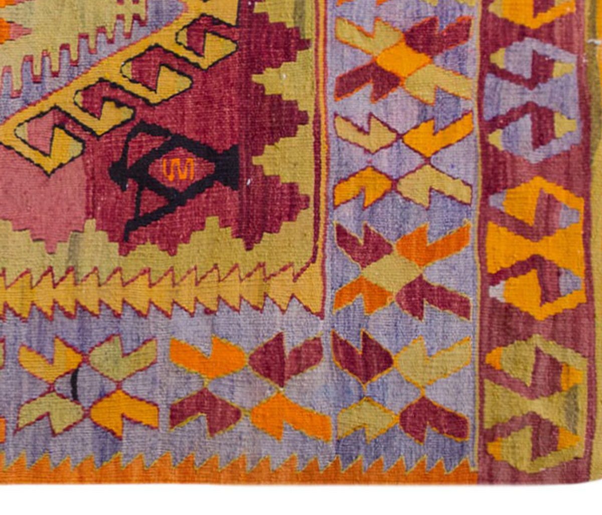 Vintage Turkish Rug, 3.4 x 4.5 ft, 102 x 137 cm
