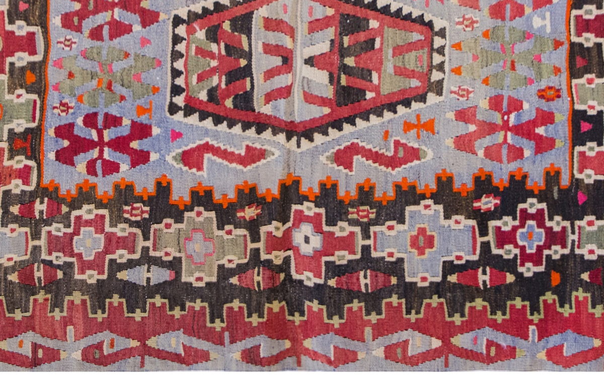 Vintage Turkish Rug, 3.4 x 4.7 ft Rug, 102 x 140 cm
