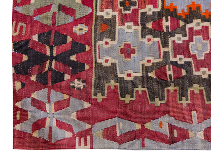 Vintage Turkish Rug, 3.4 x 4.7 ft Rug, 102 x 140 cm