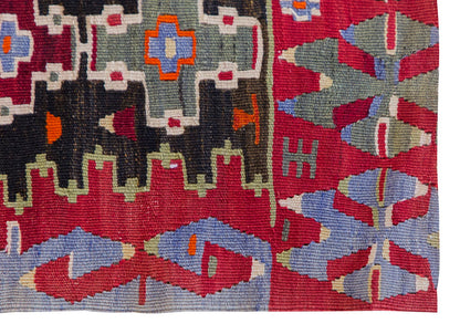Vintage Turkish Rug, 3.4 x 4.7 ft Rug, 102 x 140 cm