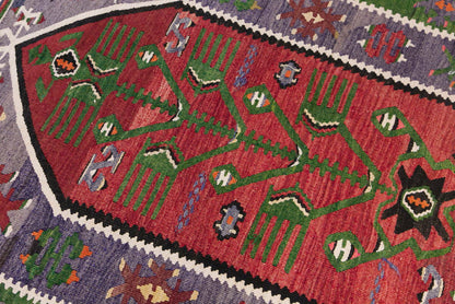 Vintage Turkish Rug, 3.4 x 4.7 ft Rug, 103 x 140 cm