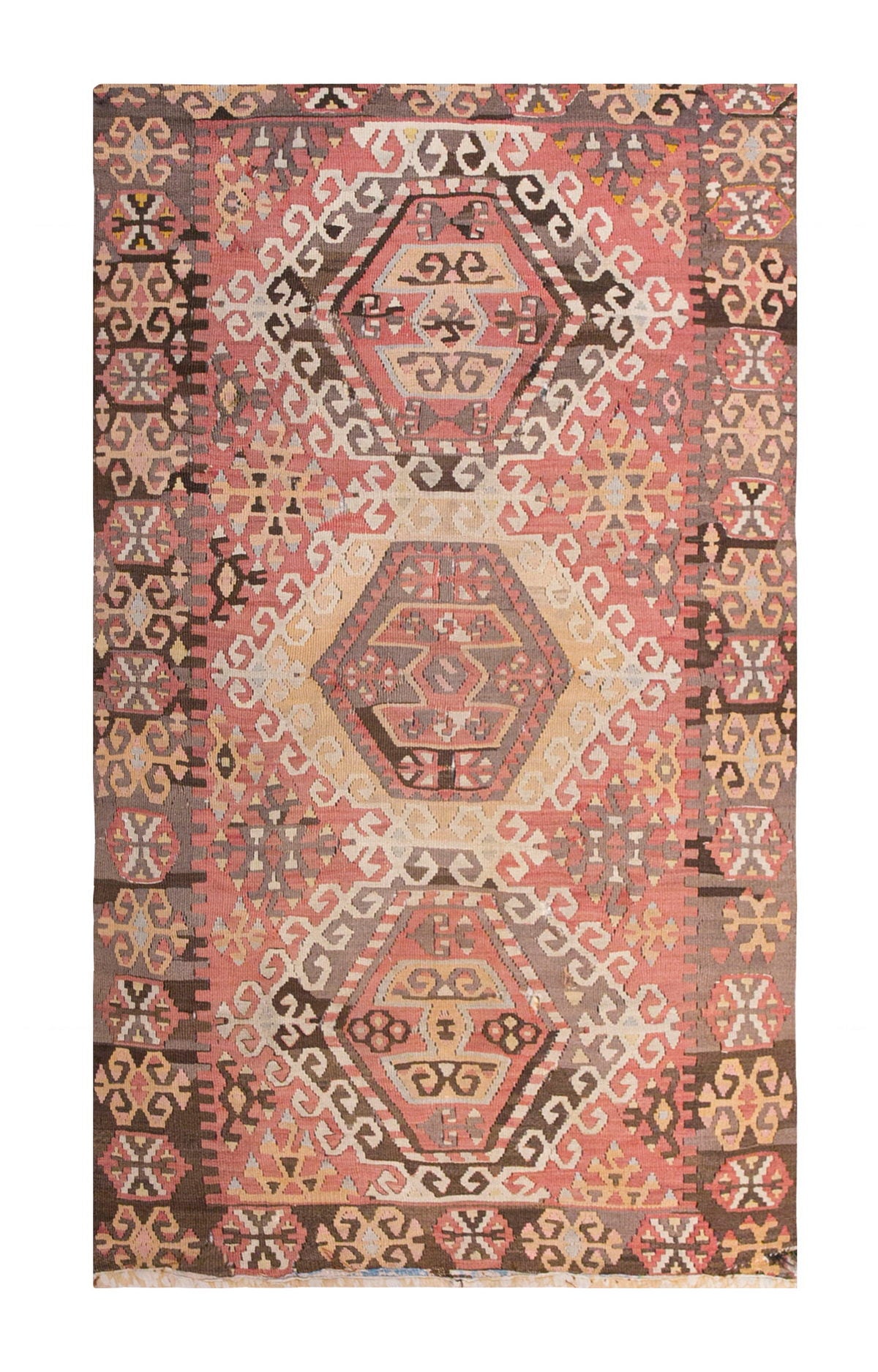 Vintage Turkish Rug, 3.4 x 5.6 ft Rug, Vintage Rug, 103 x 170 cm