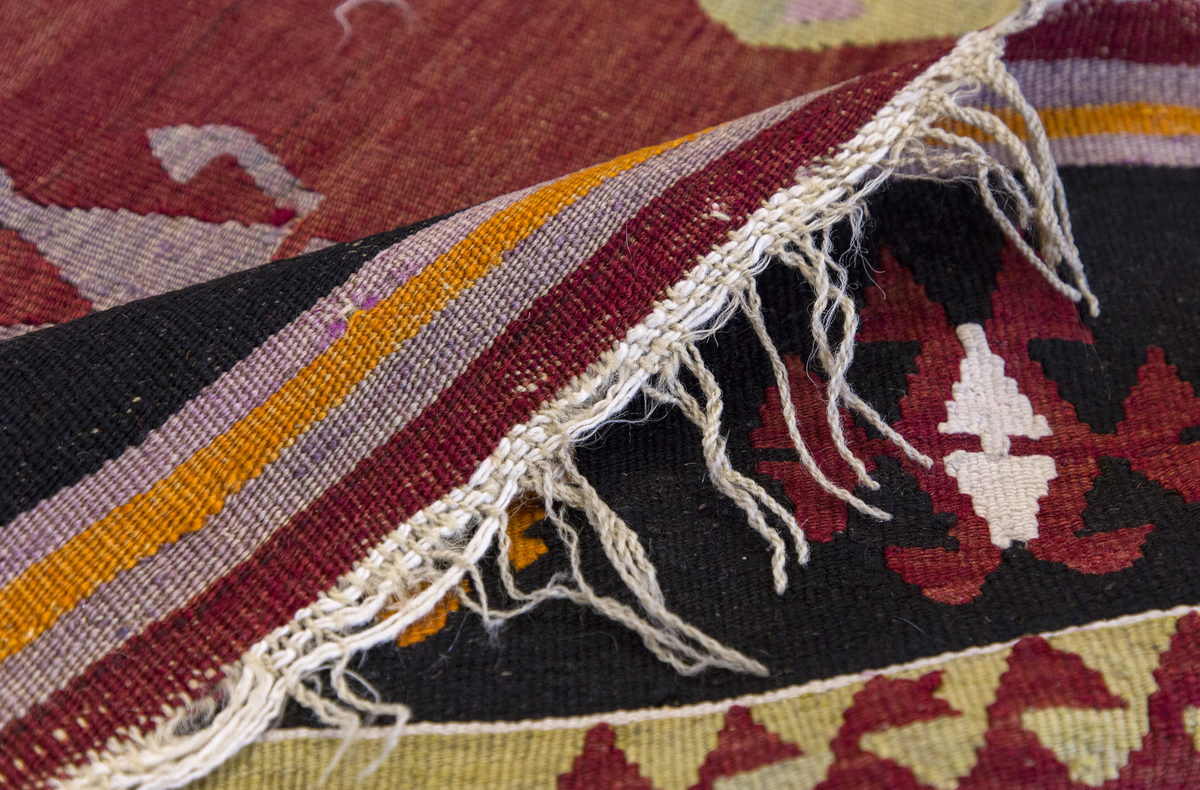 Vintage Turkish Rug, 3.4 x 5 ft Rug, 102 x 154 cm