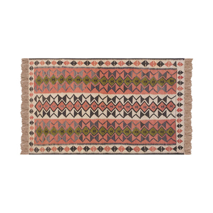 Vintage Turkish Rug, 3.4 x 6.8 ft Rug, 103 x 204 cm