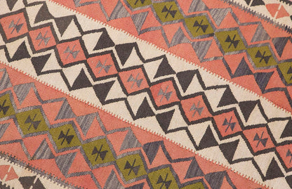 Vintage Turkish Rug, 3.4 x 6.8 ft Rug, 103 x 204 cm