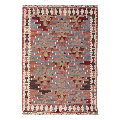 Vintage Turkish Rug, 3.5 x 2.9 ft Rug, 105 x 85 cm